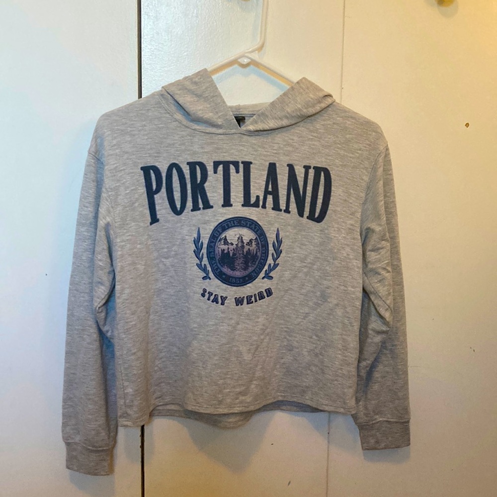 art class lightweight cropped hoodie